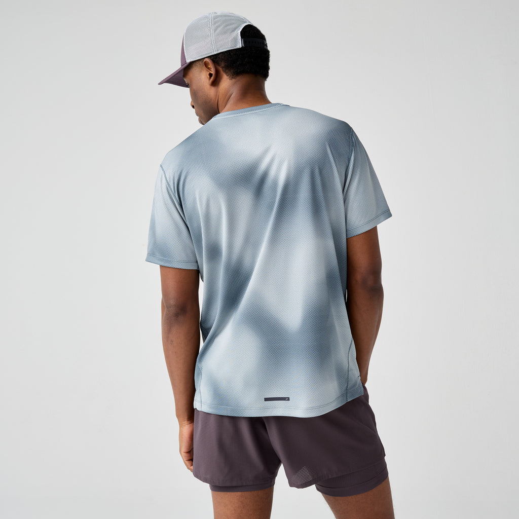 Brooks Men's Dash Short Sleeve Printed