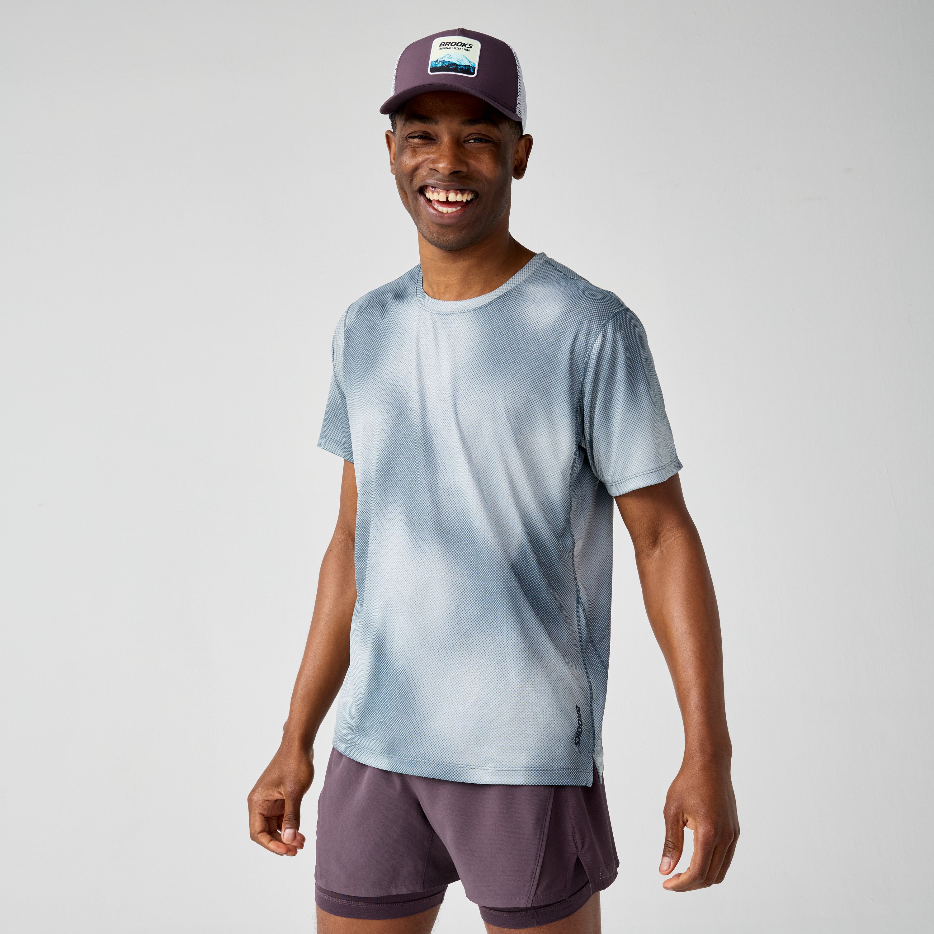 Brooks Men's Dash Short Sleeve Printed